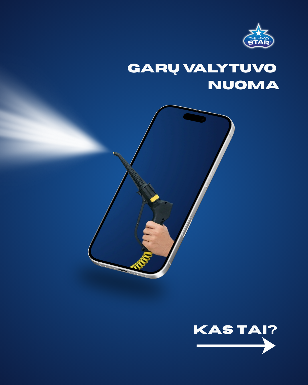 Garų valytuvo nuoma — kas tai?