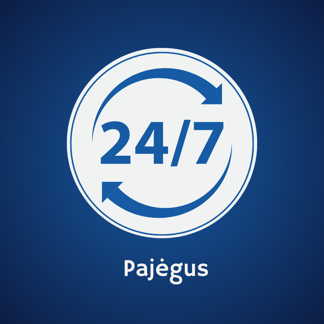 Pajėgus — 24/7